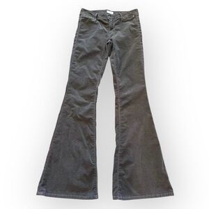 MOTHER Gray Flare Pants